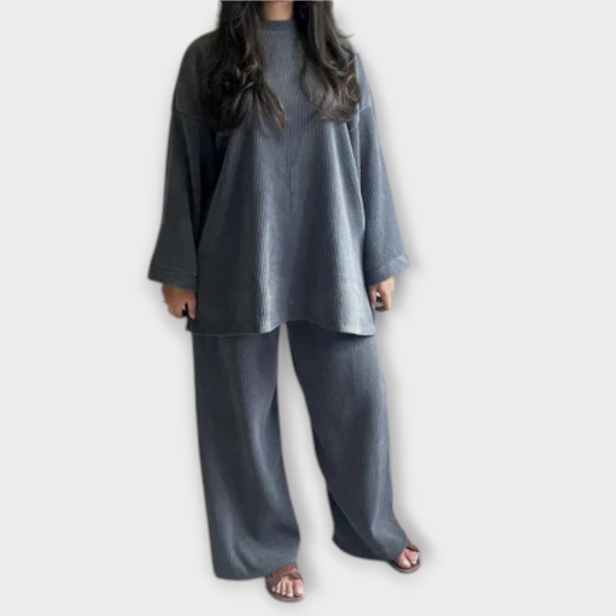 Ingrid ™ ｜Preveliki set - rebrasti stil